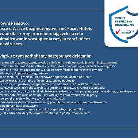 Focus Hotel Bydhošť Exteriér fotografie