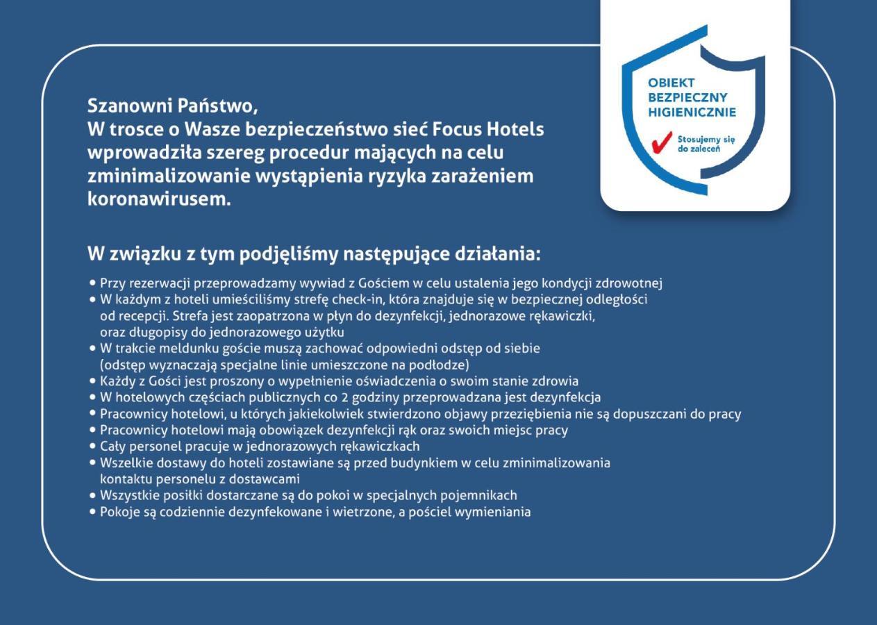 Focus Hotel Bydhošť Exteriér fotografie